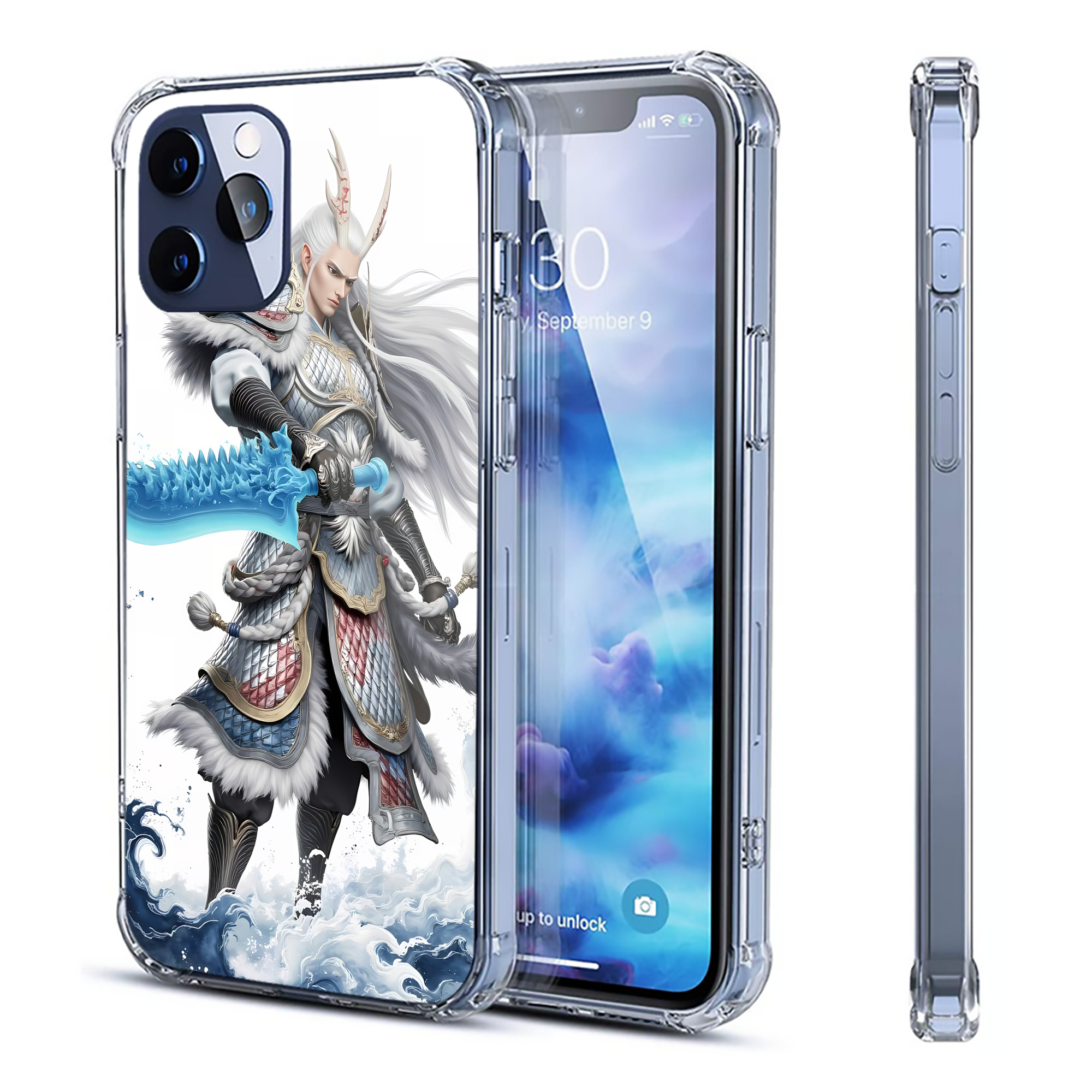 （画像用） Ne Zha 2 ナタ 魔童の大暴れ 【iPhone 12シリーズ対応】透明スマホケース（クリアソフトケース）